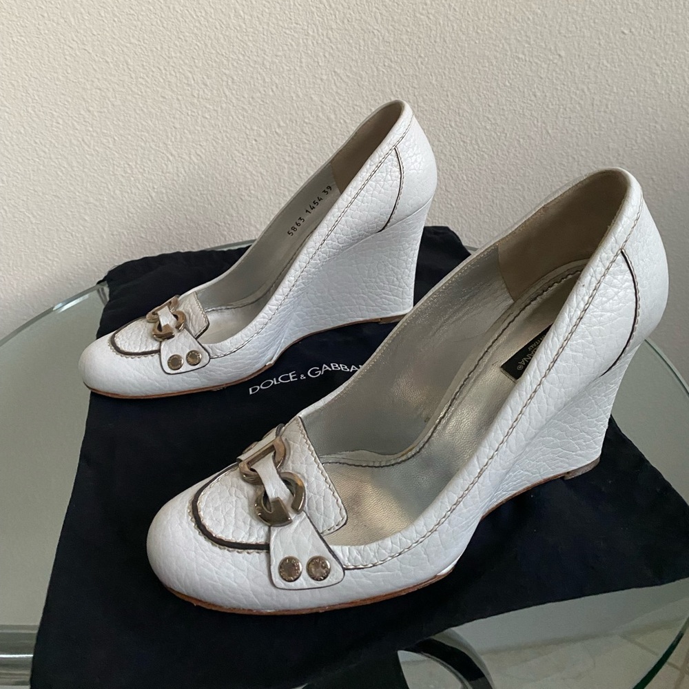 Dolce & Gabbana wedge heel pumps